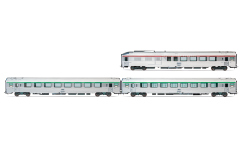 Jouef HJ4196 - H0 - 3-tlg. Set Personenwagen EC Étoile du Nord, SNCF, Ep. V - Set 1